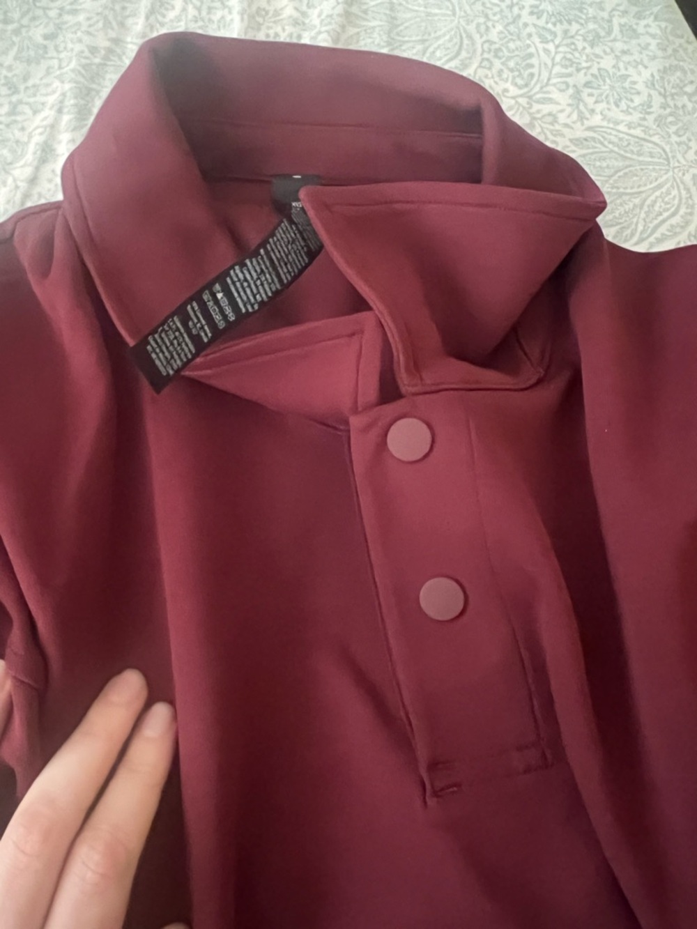 lululemon athletica Men's Long-Sleeve Polo - Burgundy